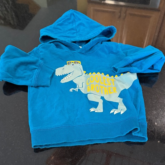 Carter's Other - Carters Coolest Brother Blue Dinosaur Hoodie